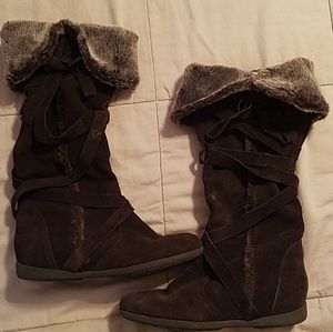 Zigi Soho popcorn boots brown size 9